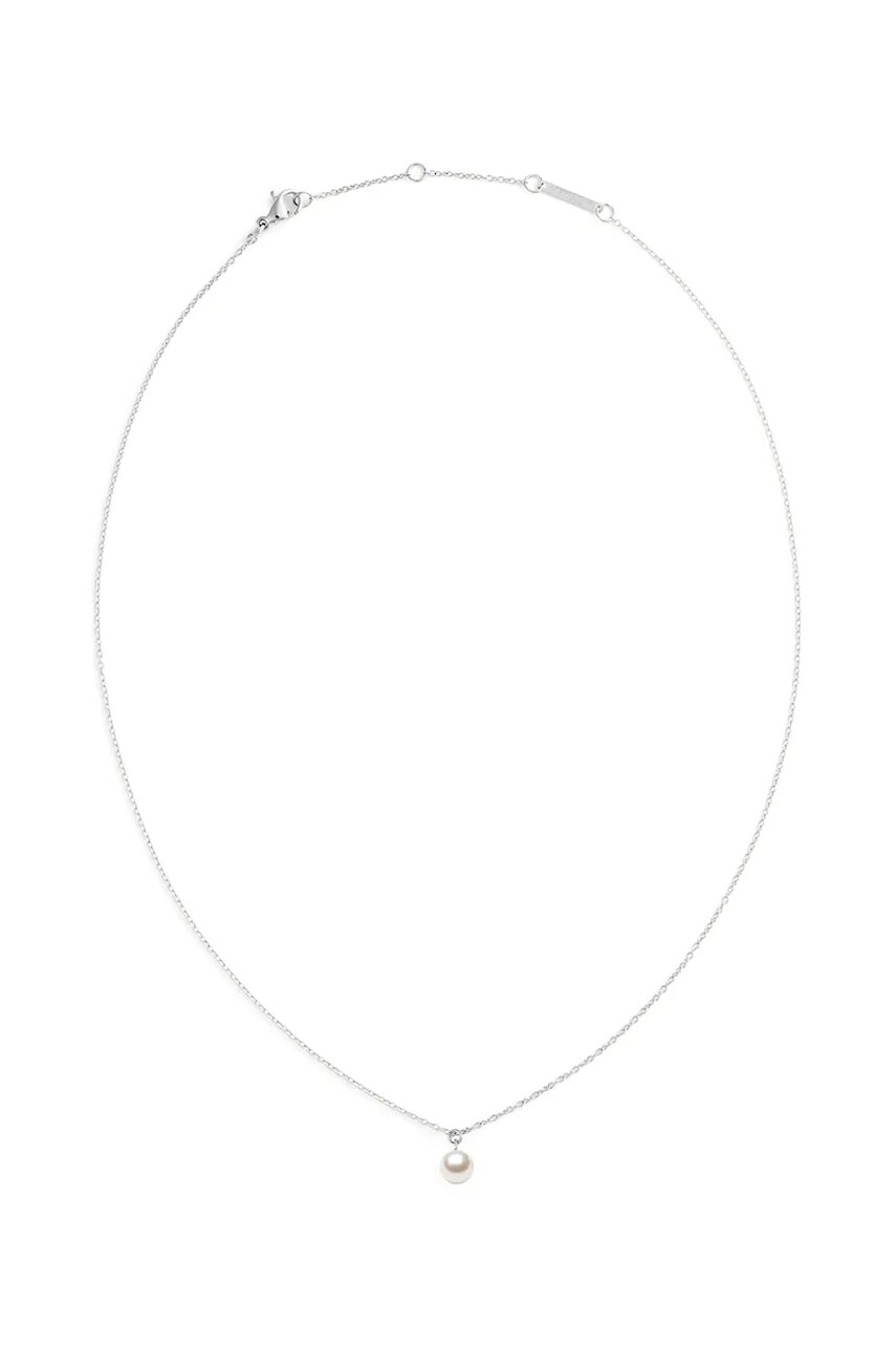 Daniel Wellington náhrdelník s príveskom dámsky z nehrdzavejúcej ocele s perlou
