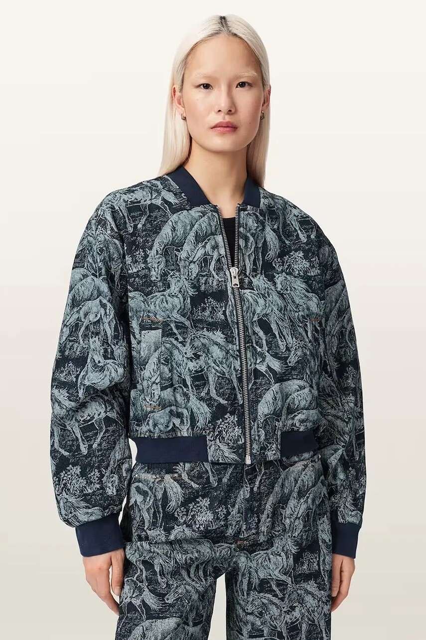 AllSaints bunda dámska bavlnená KAYTRA