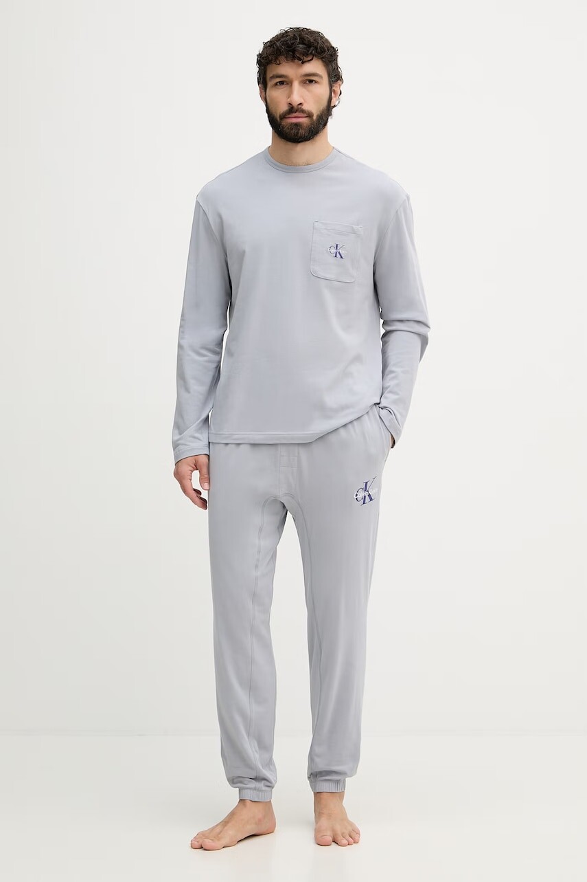 Calvin Klein Underwear dvojdielne pyžamo pánske bavlnené s elastanom