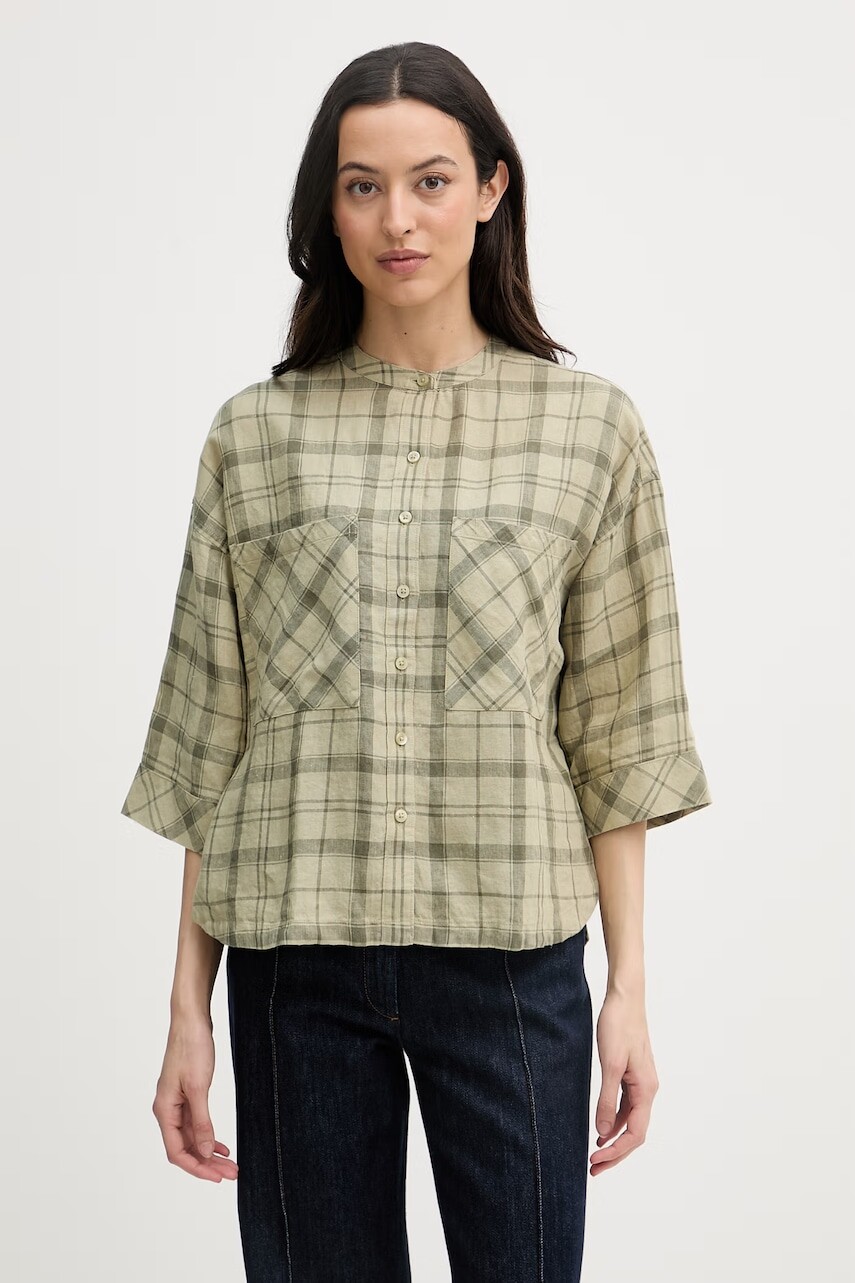 Barbour košeľa dámska ľanová Orla