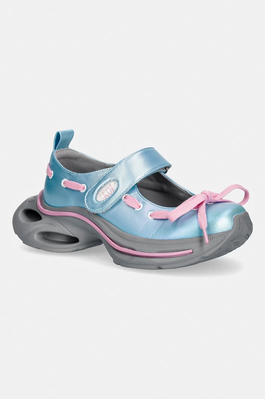 Koi Footwear baleríny Lavender Waves Chunky Mary Janes