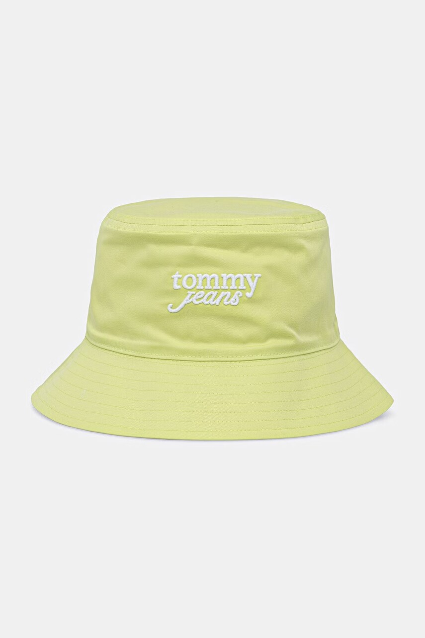 Tommy Jeans klobúk bucket dámsky bavlnený
