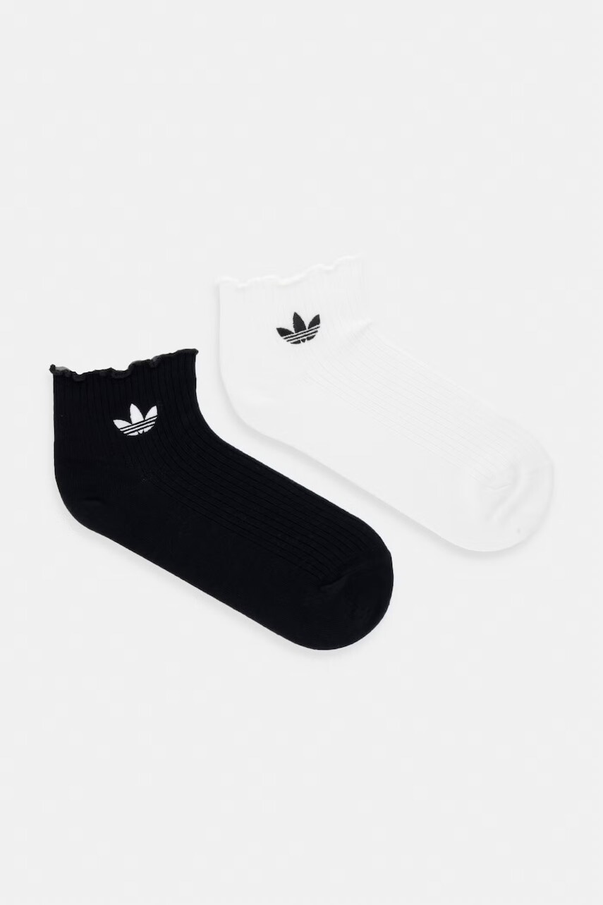 adidas Originals ponožky dámske s bavlnou Ruffle 2-pak