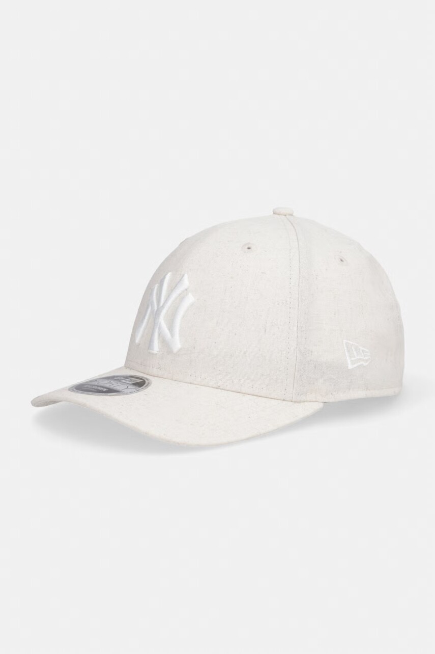 New Era bejzbalová čiapka s prímesou ľanu LINEN 940 MC NYY