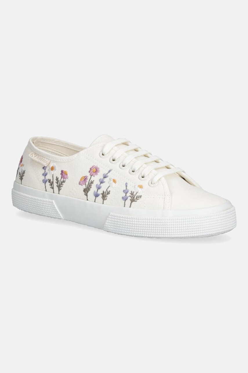 Superga 3750 FLOWER EMBROIDERY LEGGERA tenisky dámske