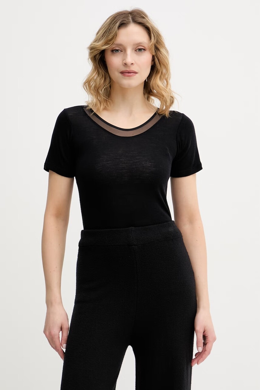 Chantelle basic tričko dámske vlnené Juliana