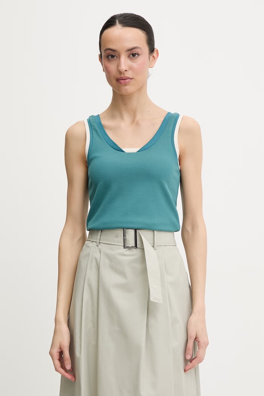 EA7 Emporio Armani dámsky top z viskózou