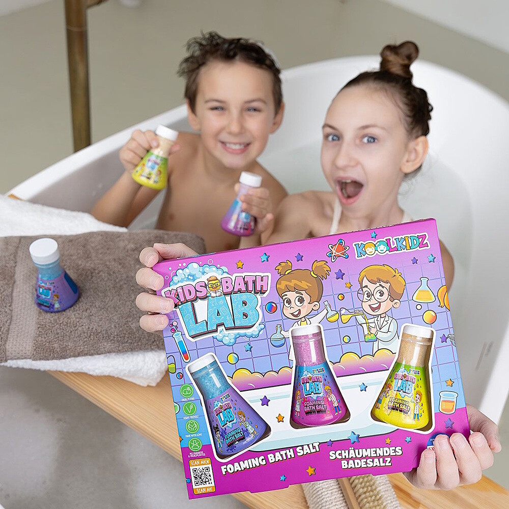 ACCENTRA Koolkidz penivá kúpeľová soľ 3 x 80 g
