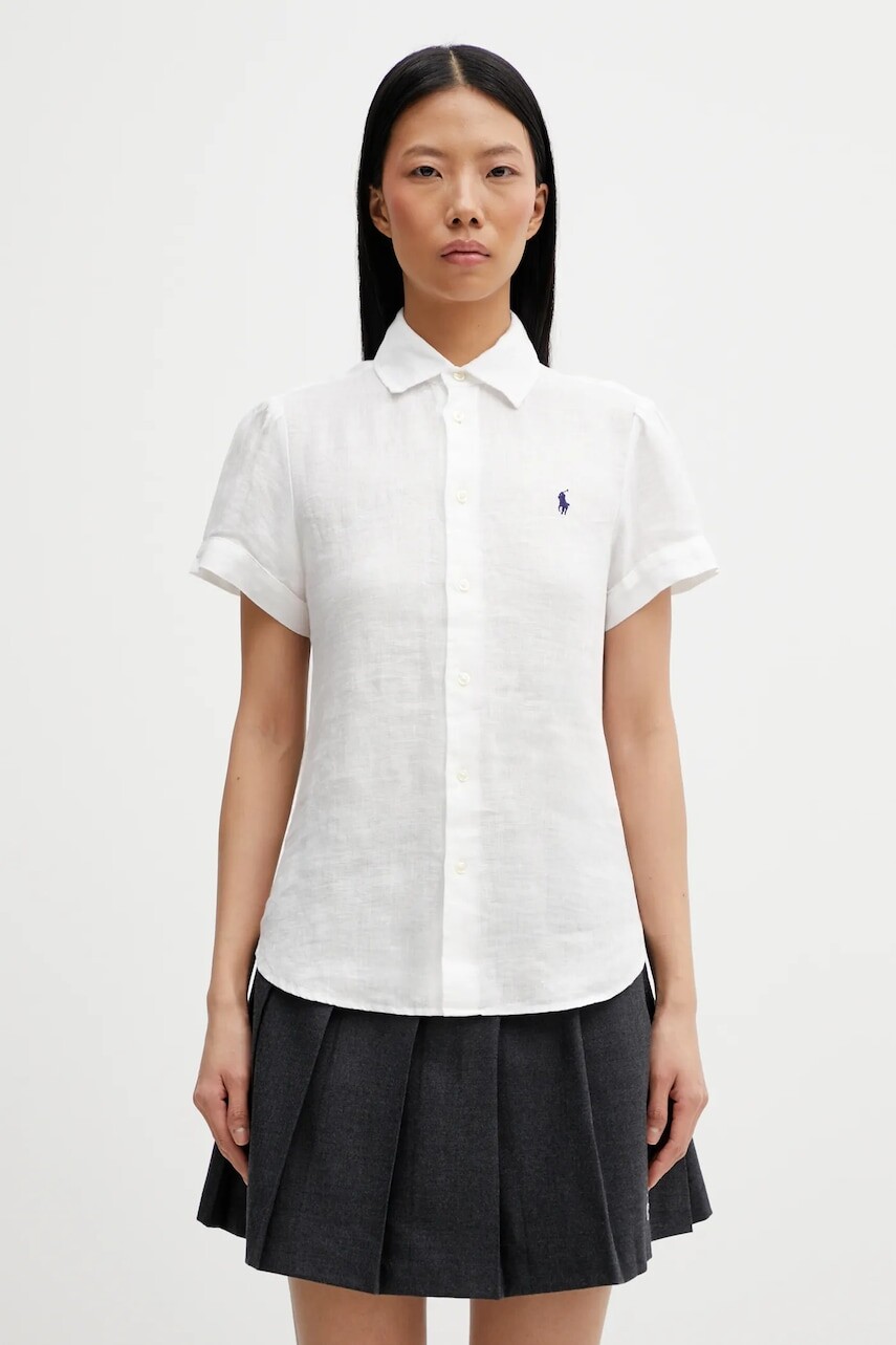 Ľanová košeľa Polo Ralph Lauren 17/1 PD LINEN