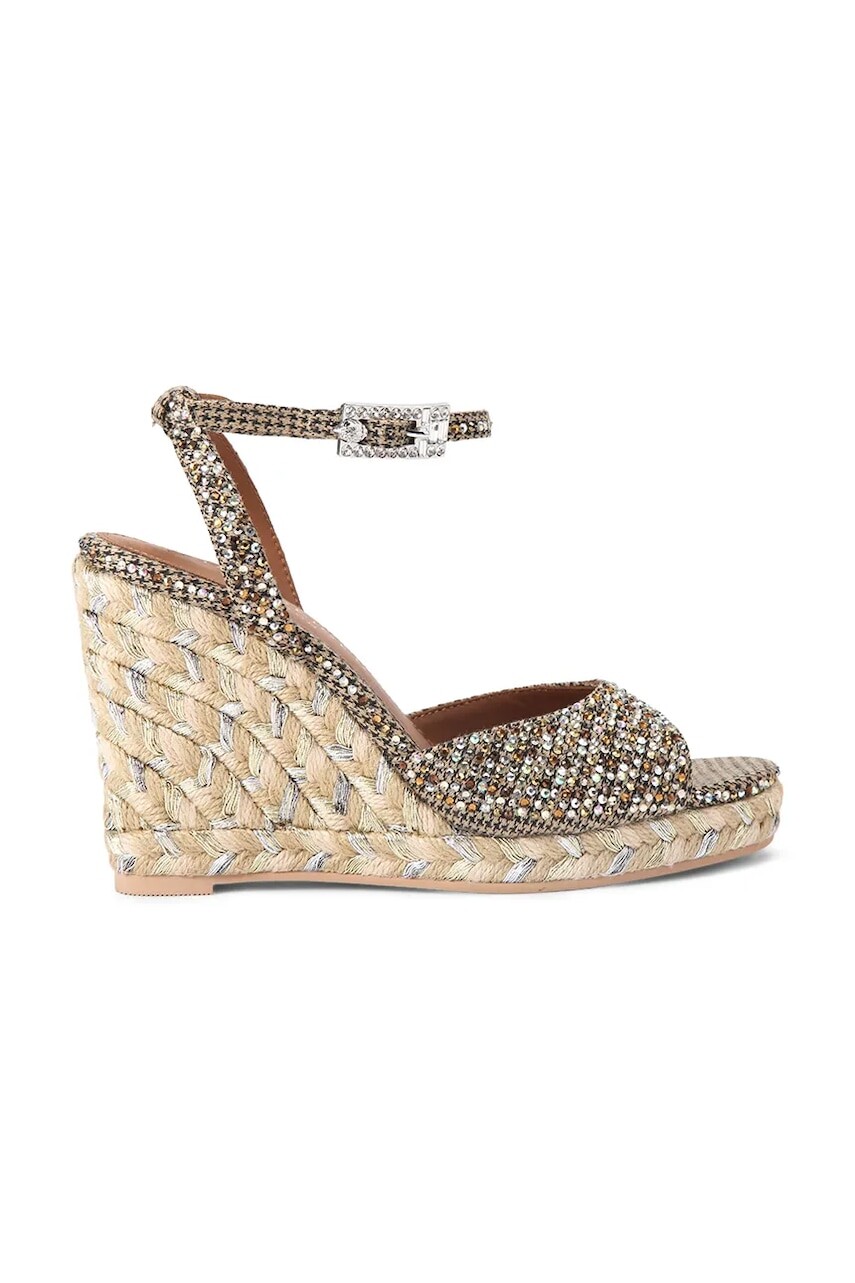 Kurt Geiger London sandále na platforme po celej dĺžke Espadrille Wedge