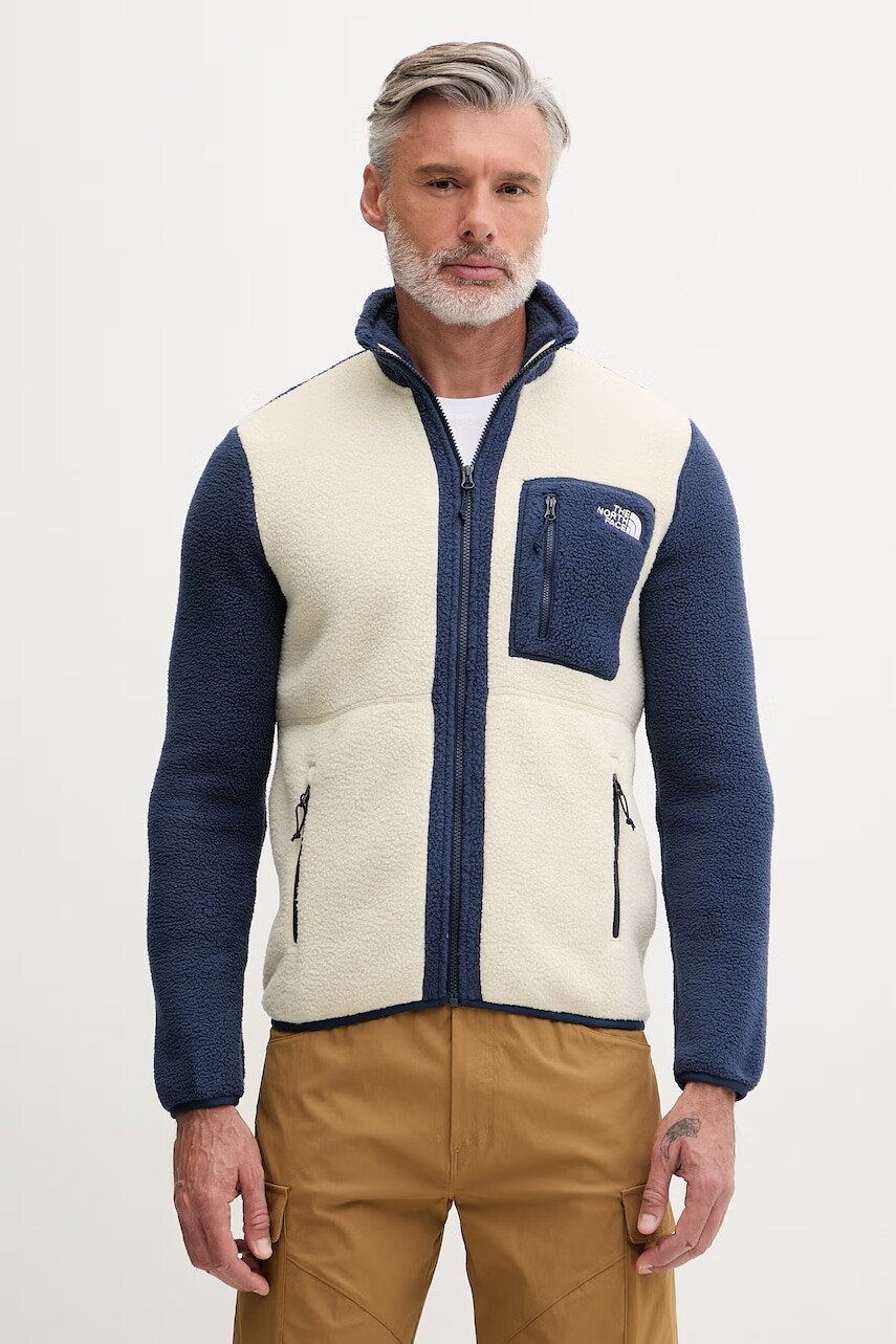 The North Face mikina na zips pánska flísová Yumiori