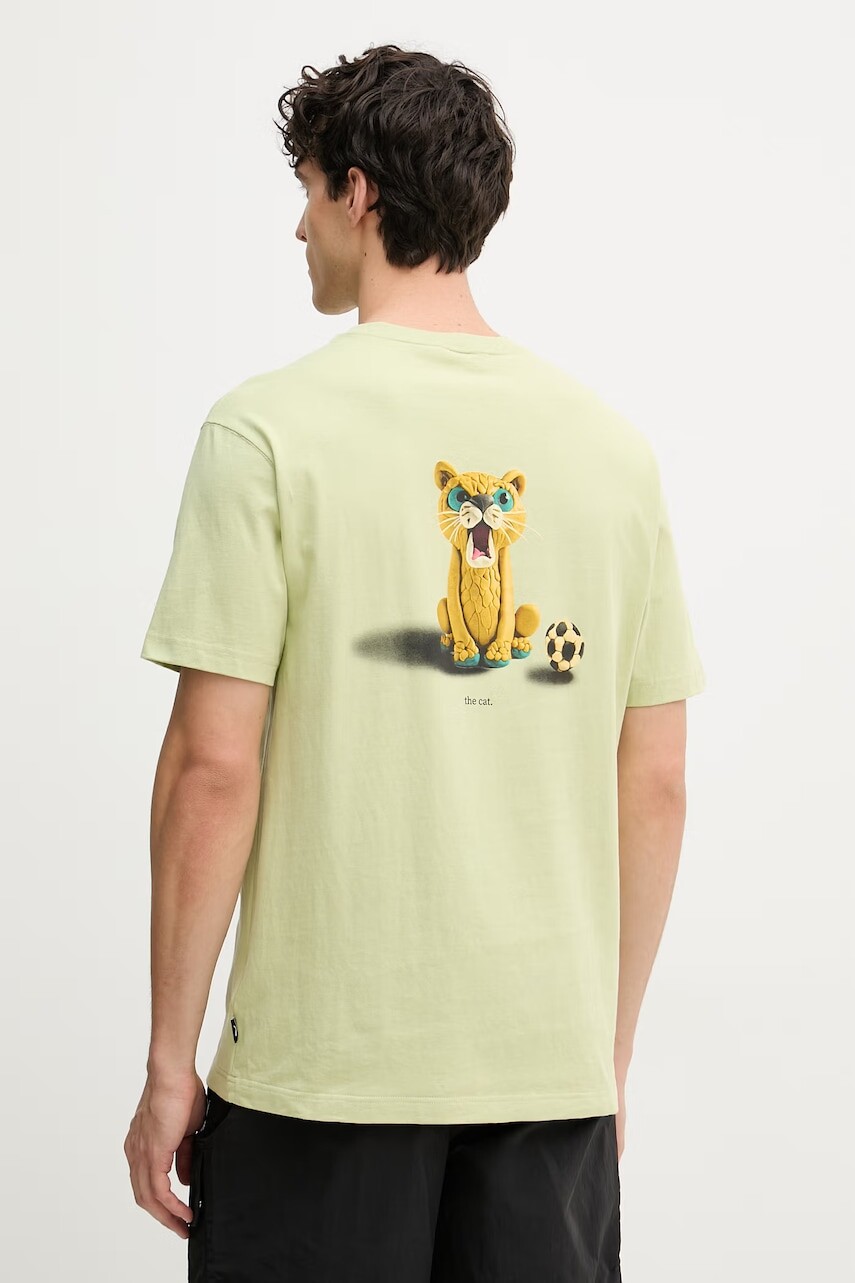 Puma tričko pánske bavlnené GRAPHICS The Puma Cat Tee