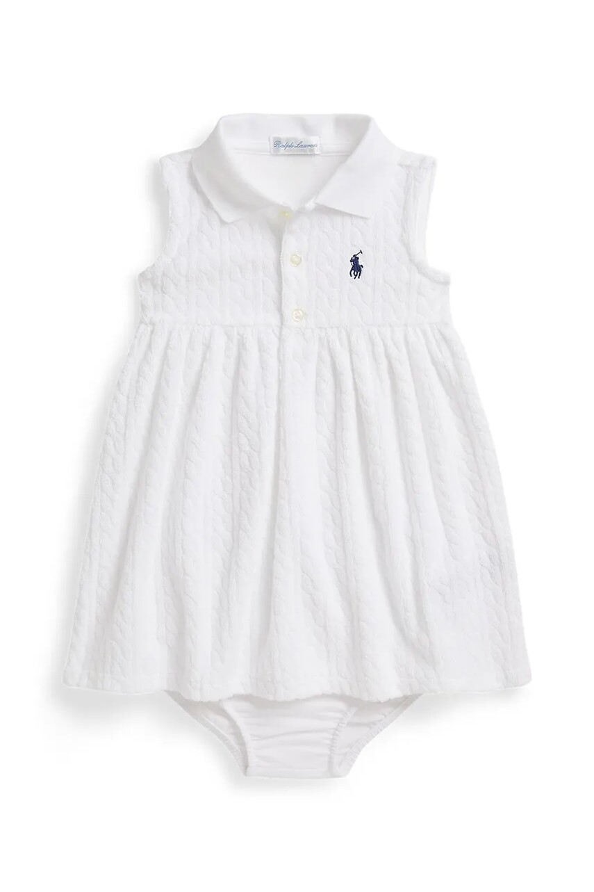 Polo Ralph Lauren šaty s rozšíreným strihom bavlnené