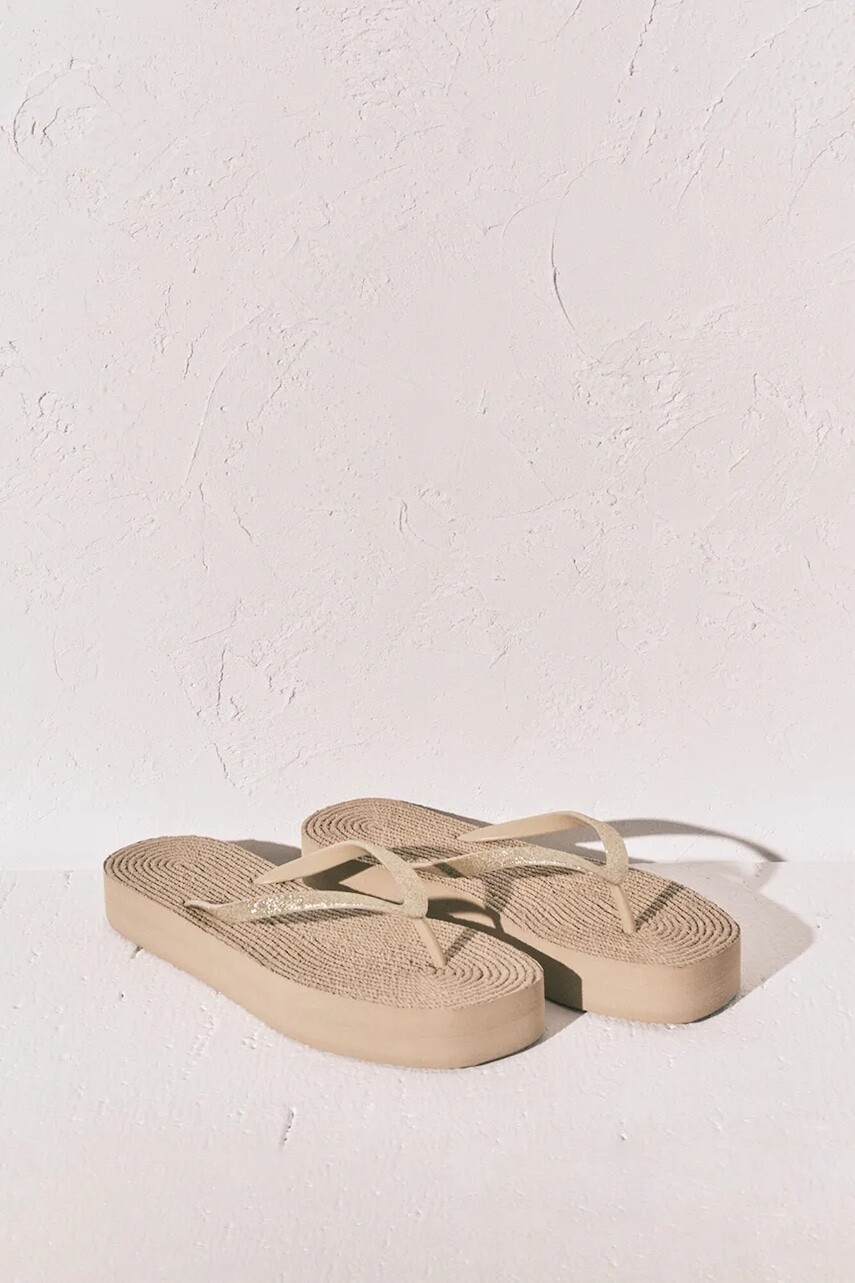women'secret šľapky espadrilkové dámske BLACK&WHITE