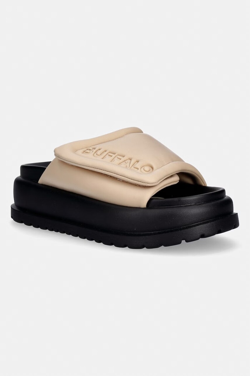 Buffalo šľapky na platforme dámske Palma Velcro