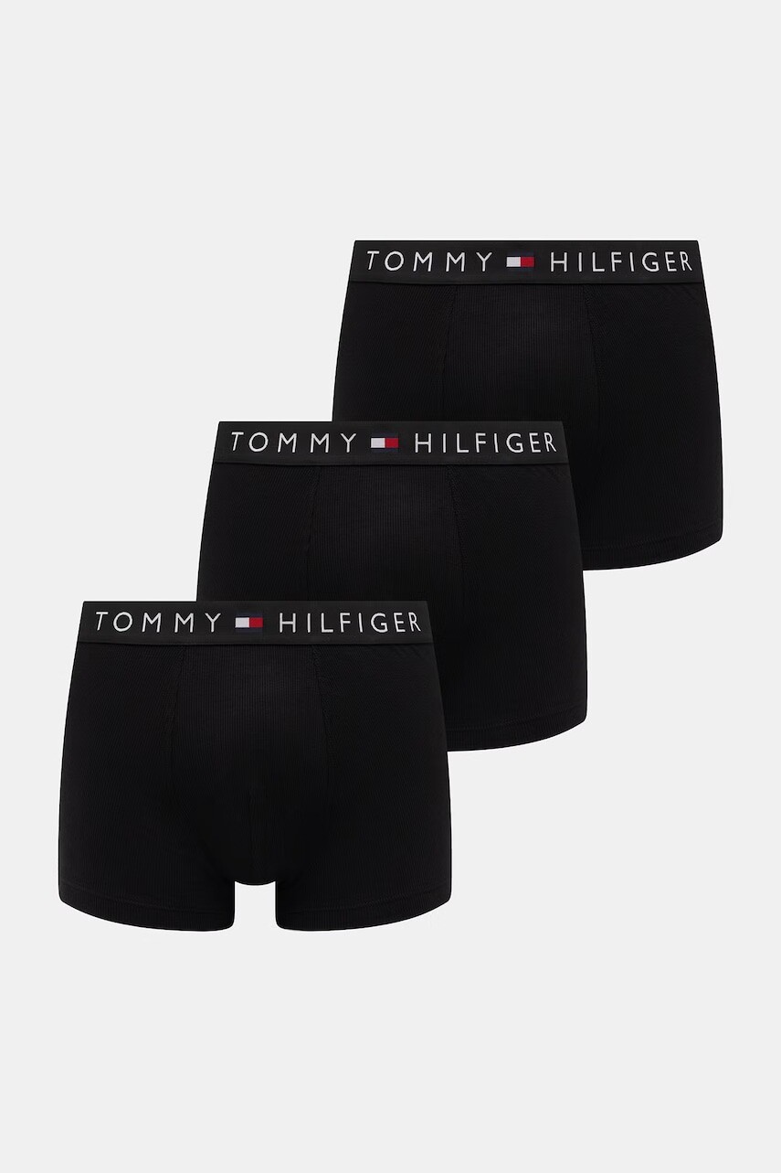 Tommy Hilfiger boxerky pánske bavlnené s elastanom 3-pack