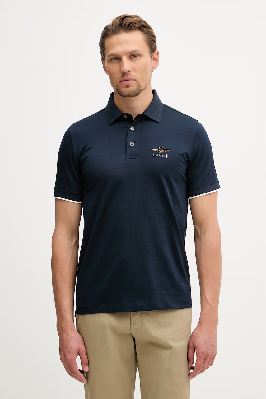 Aeronautica Militare polo tričko pánske bavlnené