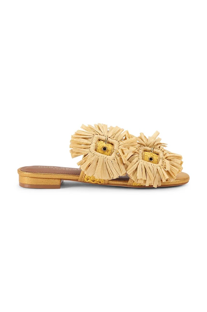 Kurt Geiger London šľapky dámske Raffia Buckle Flat Sdl