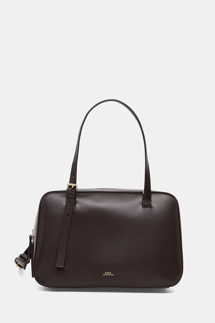 A.P.C. crossbody kabelka dámska kožená SAC VIRGINIE BOX