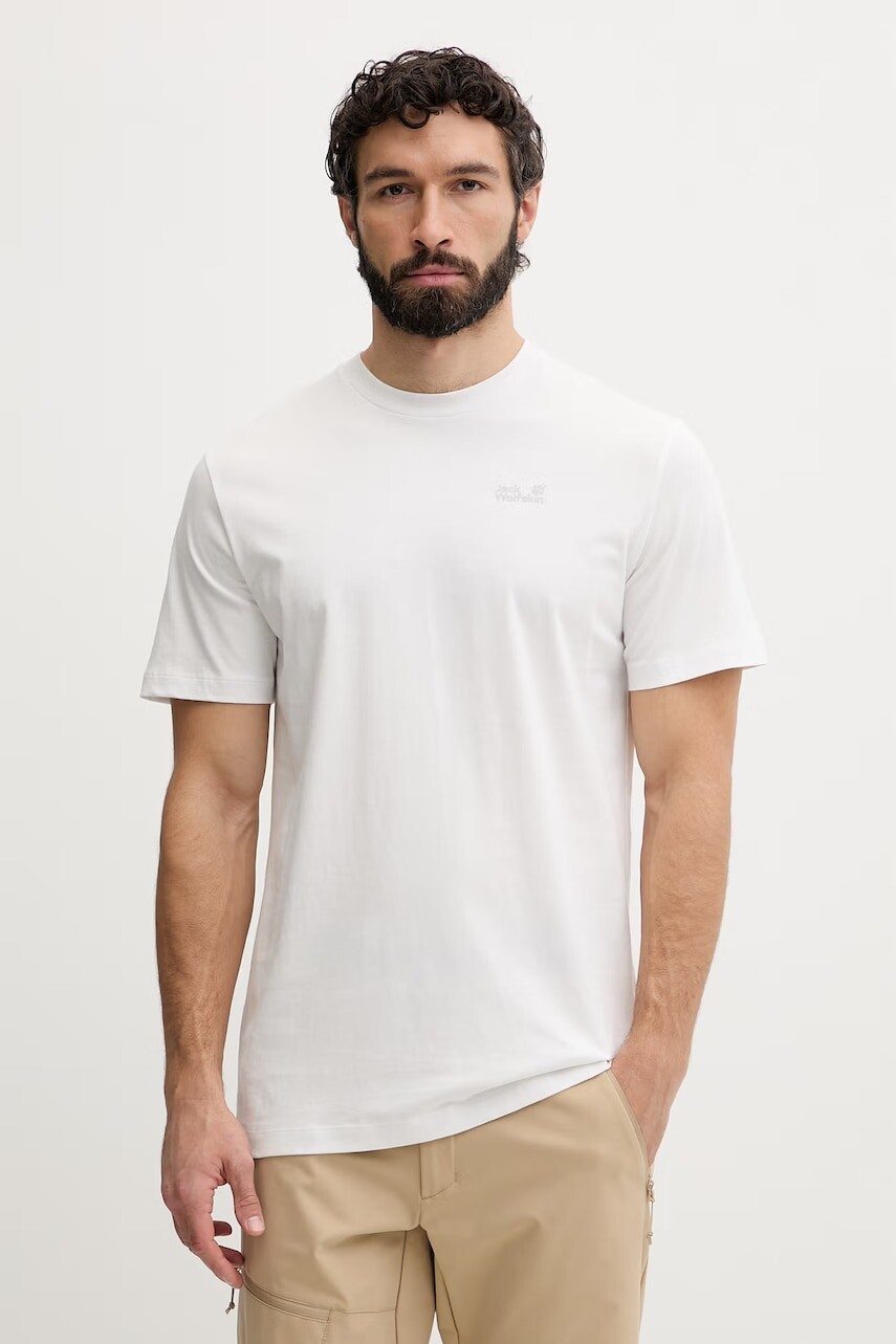 Jack Wolfskin tričko pánske bavlnené Essential