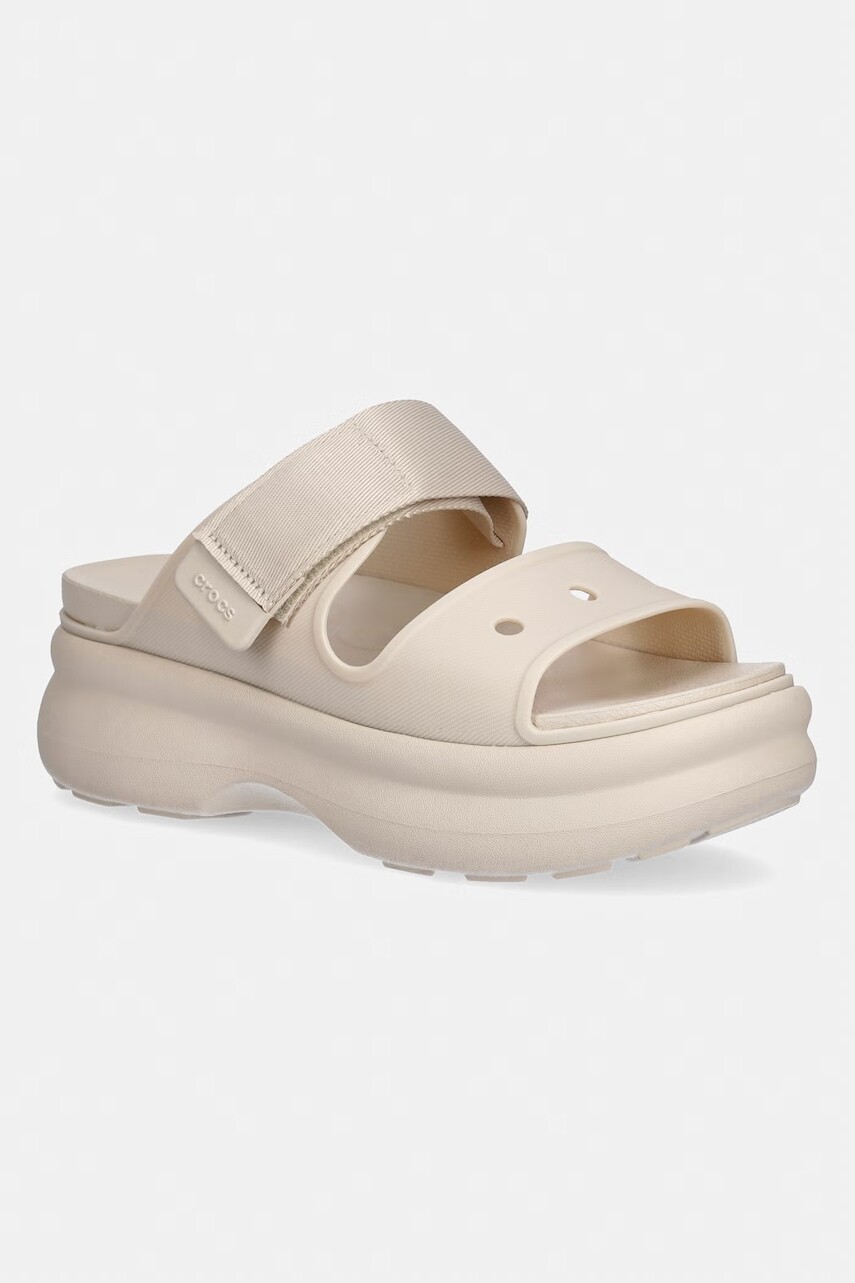 Crocs šľapky na platforme dámske Soho Two Strap Sandal W