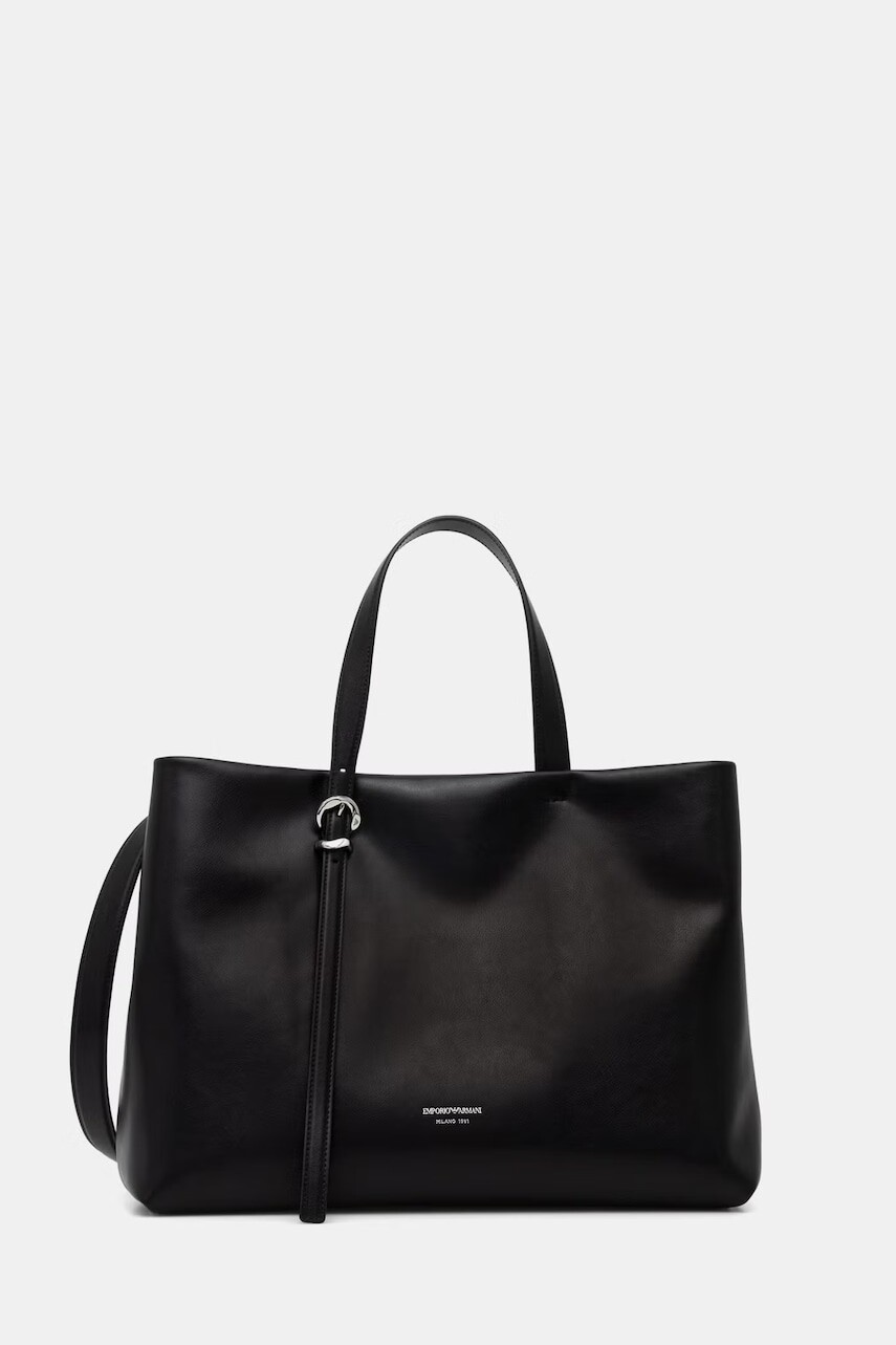 Emporio Armani kabelka typu shopper dámska kožená
