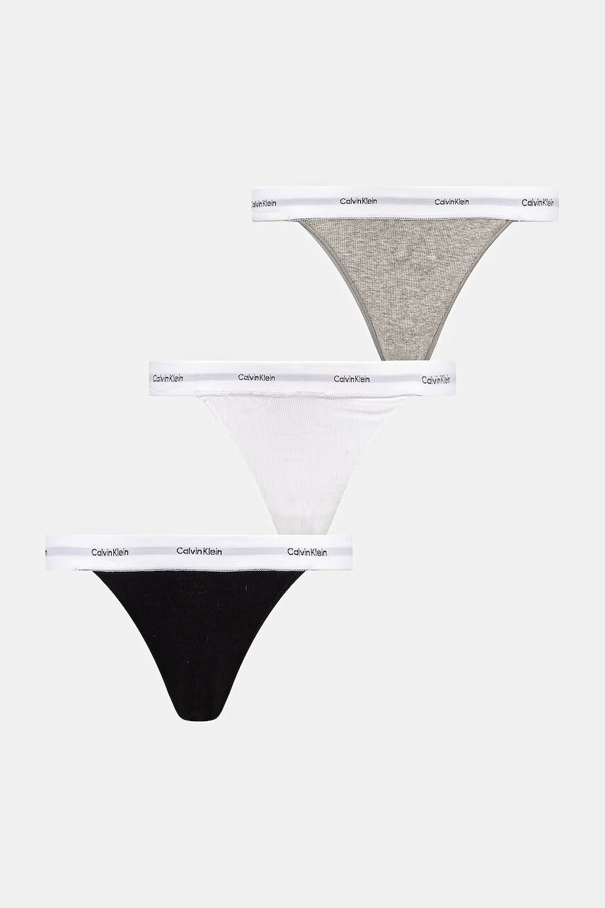 Calvin Klein Underwear nohavičky dámske bavlnené s elastanom 3-pack