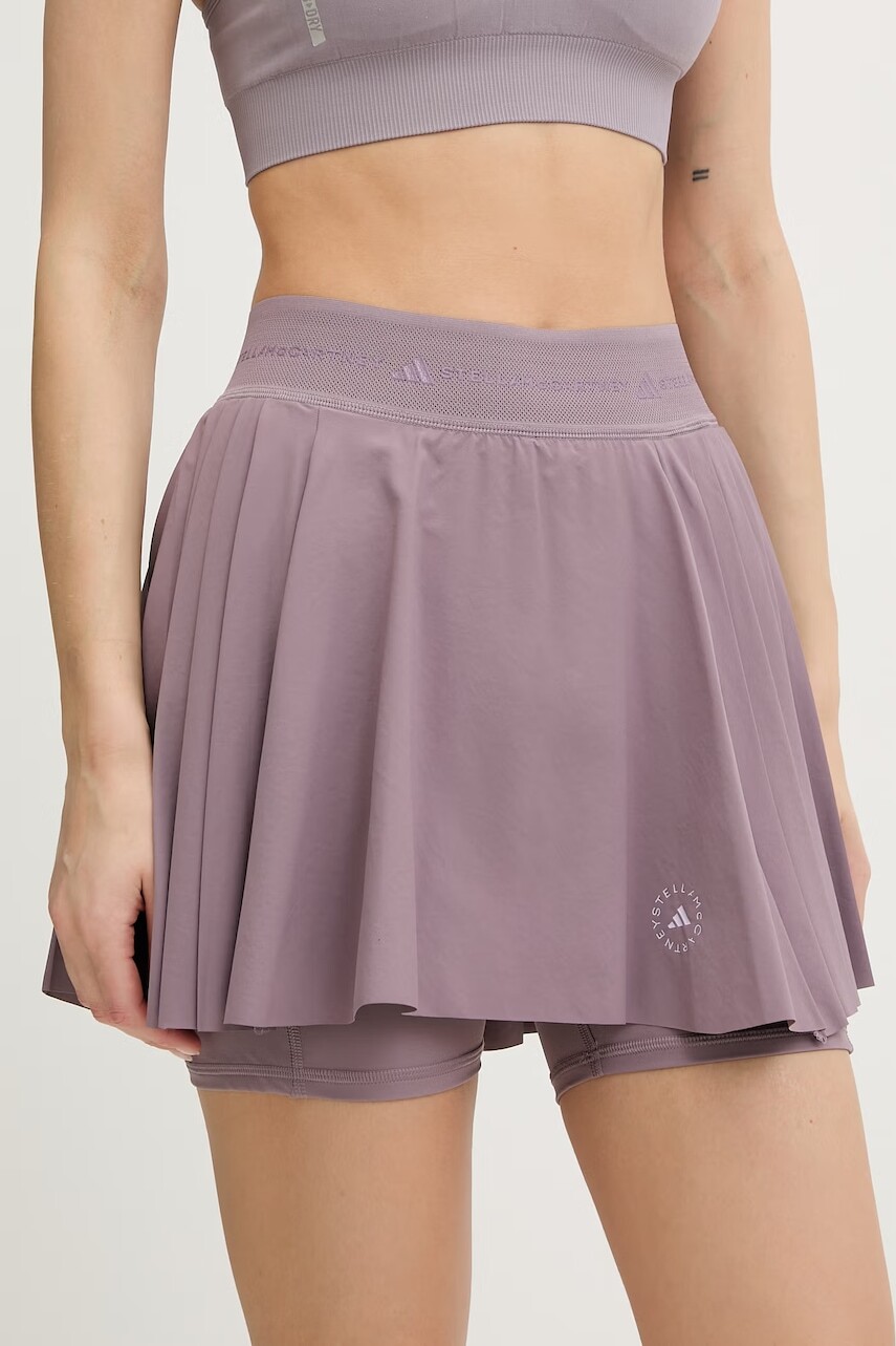 adidas by Stella McCartney skladaná sukňa