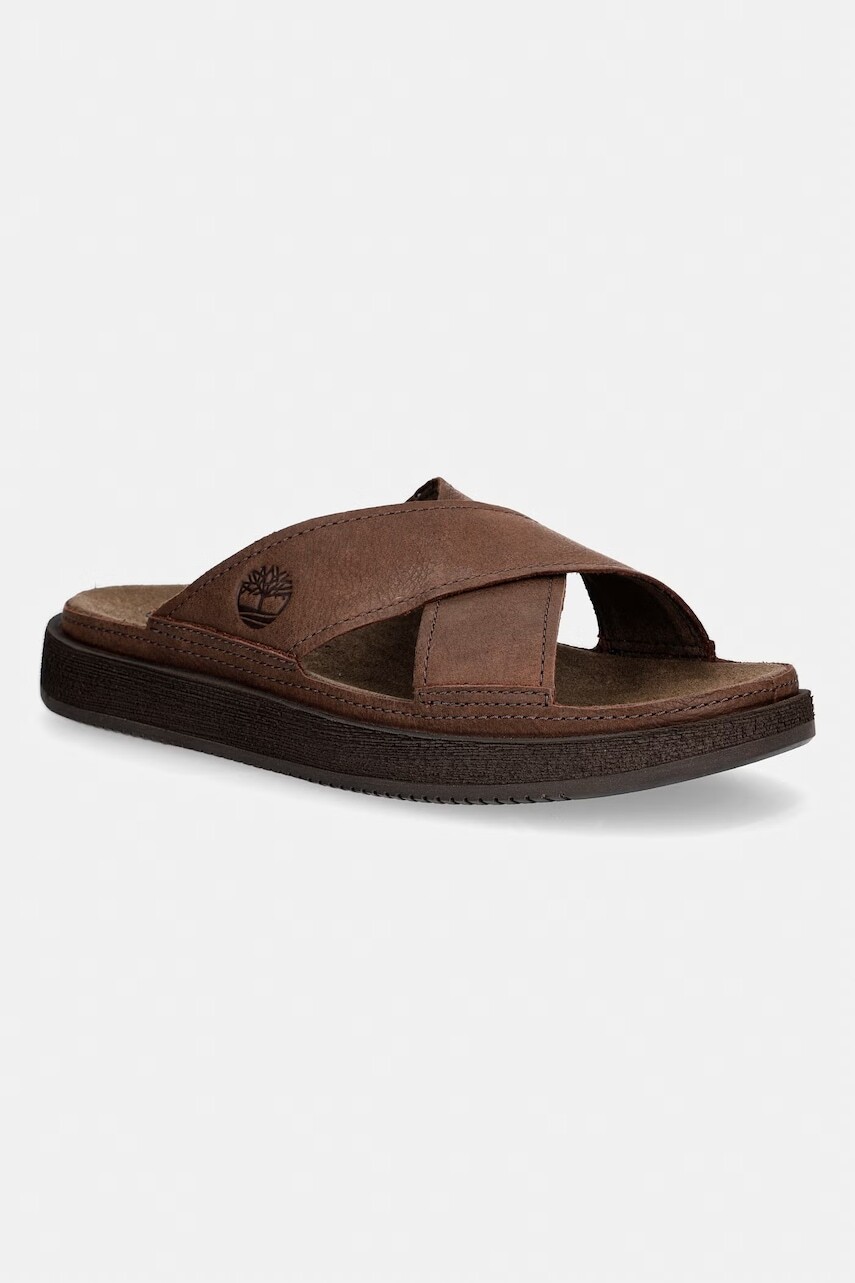 Timberland šľapky pánske kožené Casco Cove Slide