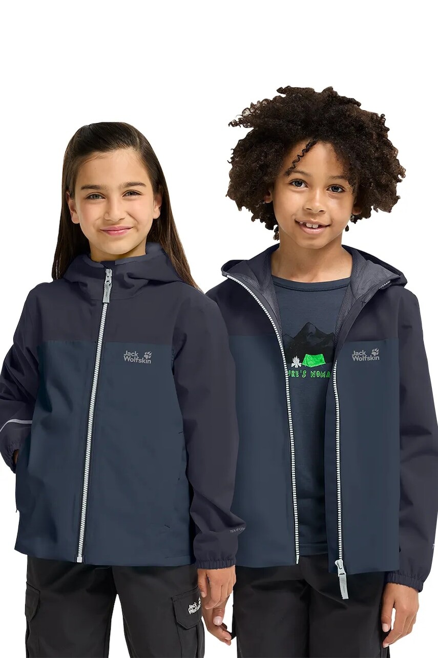 Jack Wolfskin detský pršiplášť ADVENTURETRIBE 2L JKT K