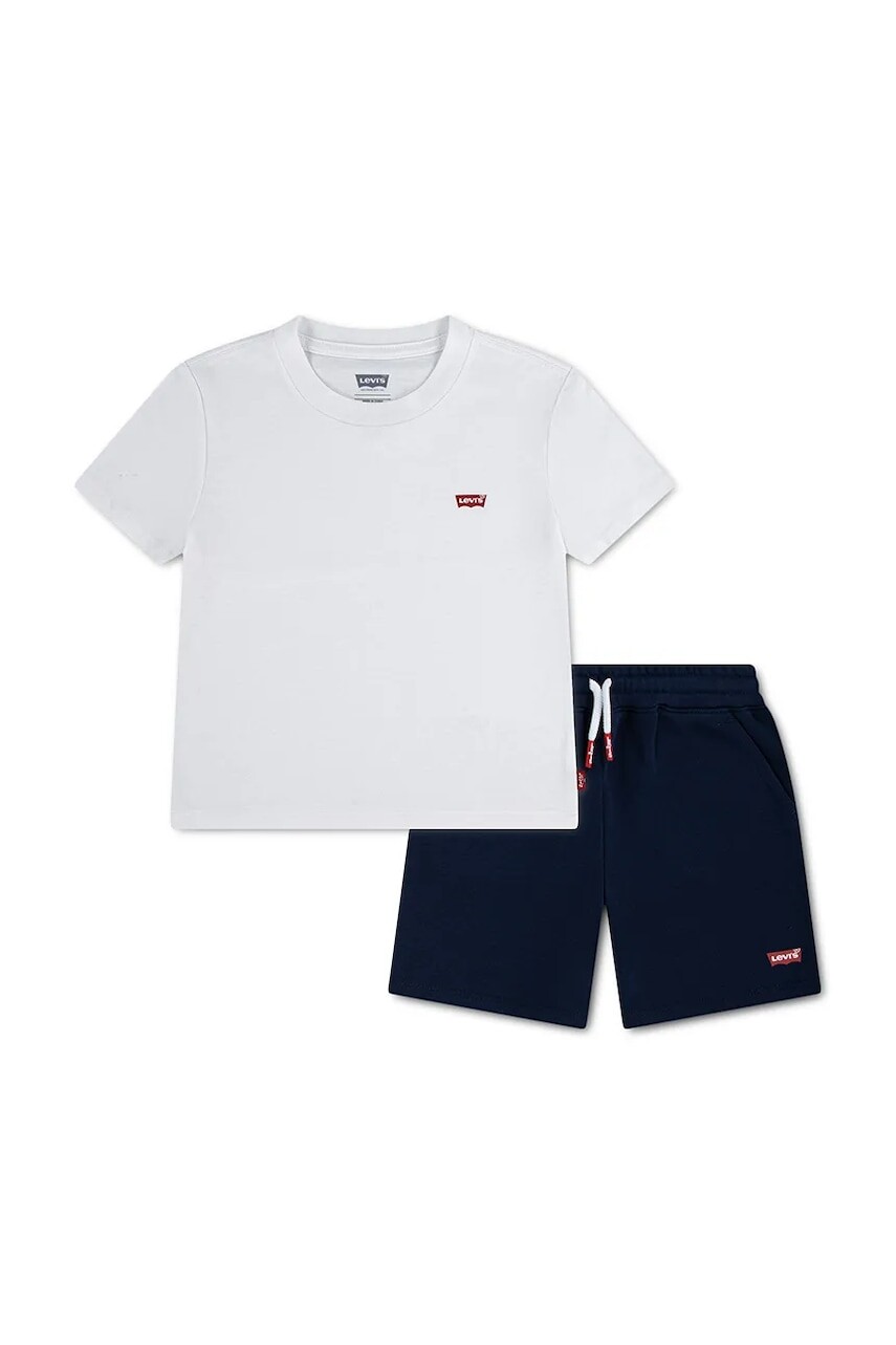 Levi's detská súprava s bavlnou BATWING TEE & KNIT SHORT S