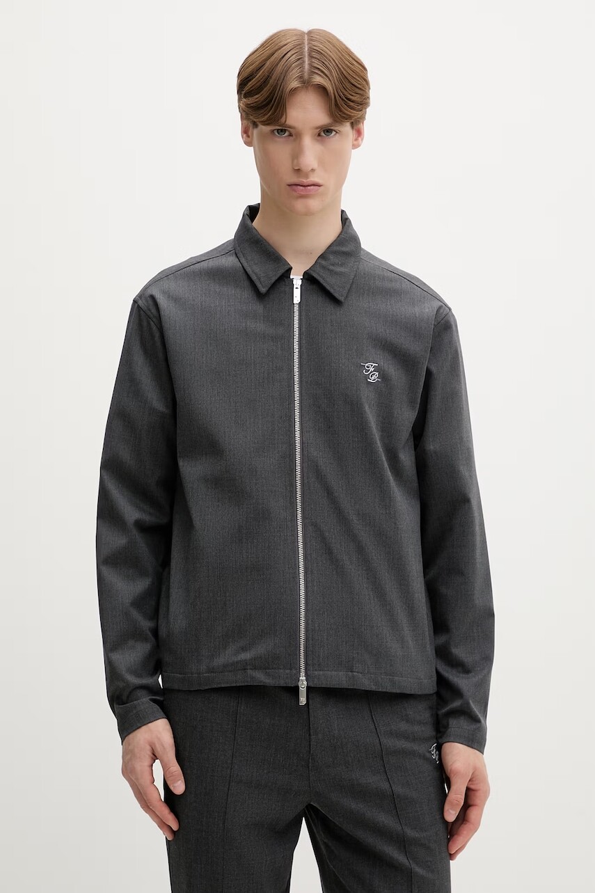 Filling Pieces prechodná bunda pánska s prímesou vlny Twill Wool