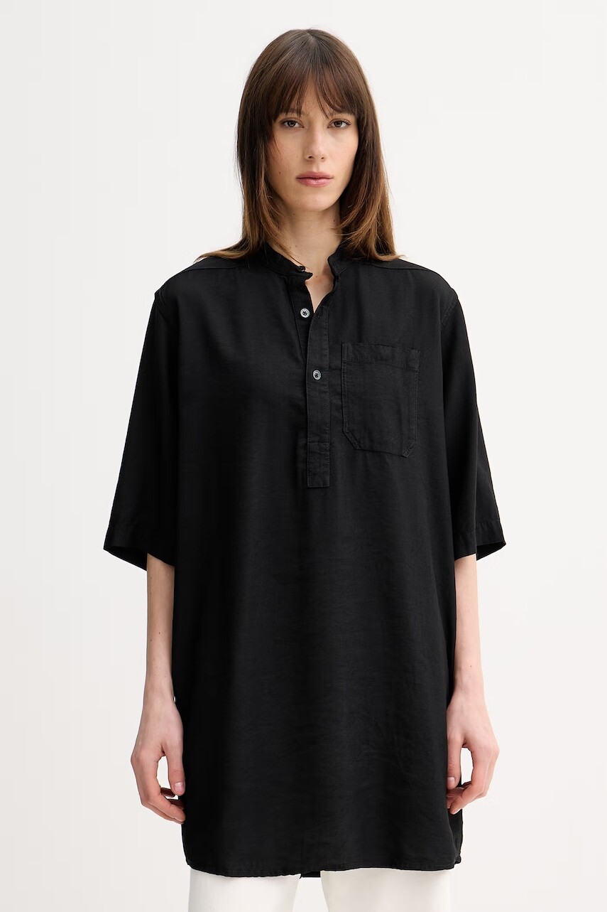 G-Star viskózové košeľové šaty Shirt dress