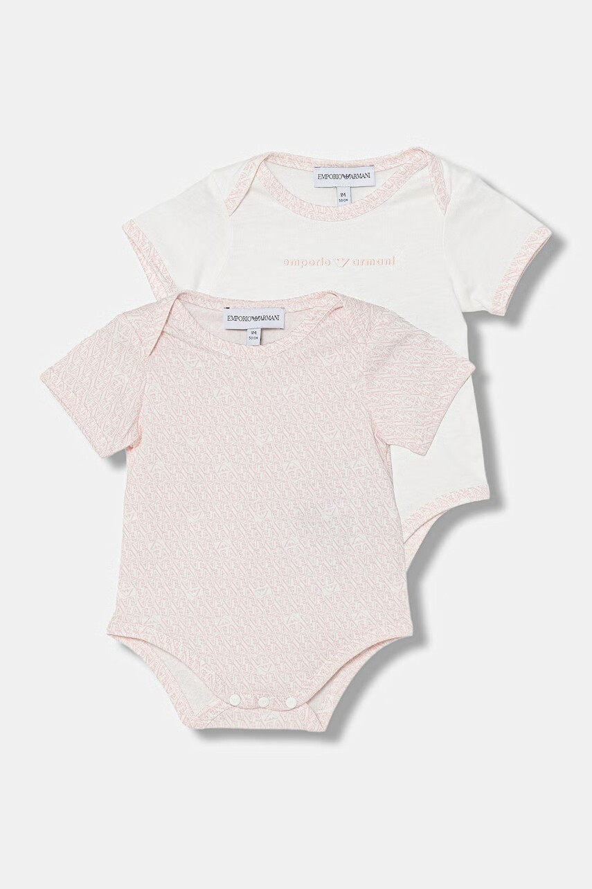 Emporio Armani body detské bavlnené 2-pak