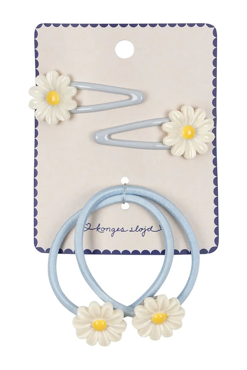 Konges Sløjd detské gumičky do vlasov DAISY HAIR ACCESSORIES 4-pak