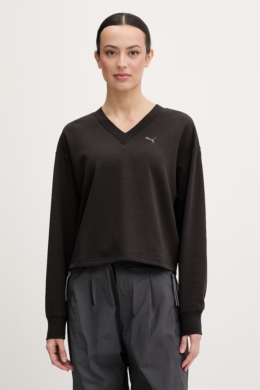 Puma dámska mikina s bavlnou Essentials Elevated