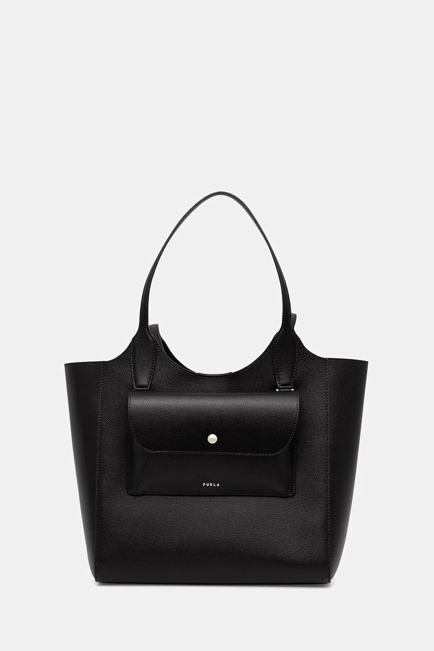 Furla kabelka typu shopper dámska kožená Lea M Tote