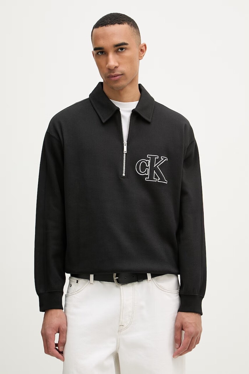 Calvin Klein Jeans mikina pánska bavlnená s elastanom