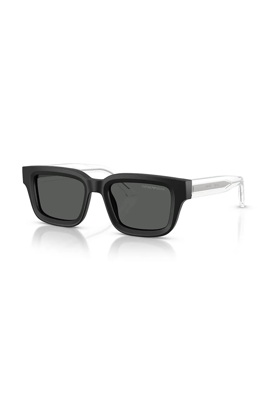 Emporio Armani štvorcové slnečné okuliare pánske