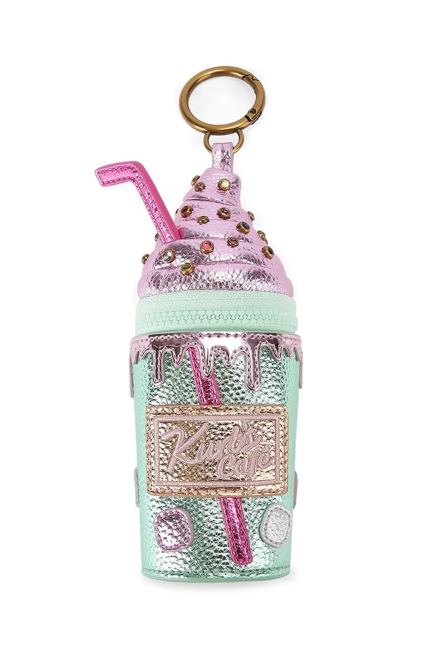 Kurt Geiger London prívesok dámsky kožený Coffee Cup Charm