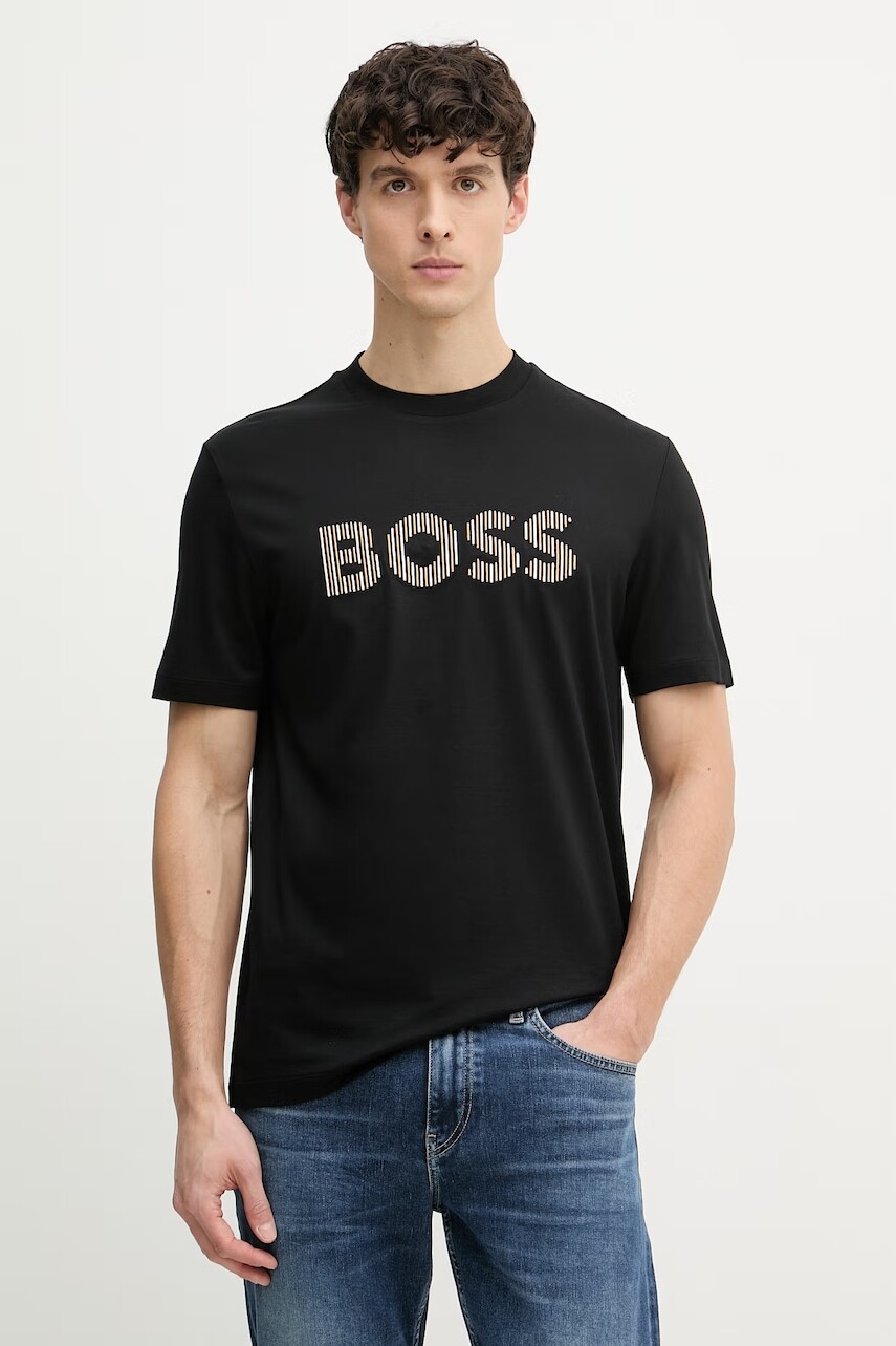 BOSS tričko pánske bavlnené Thompson 41