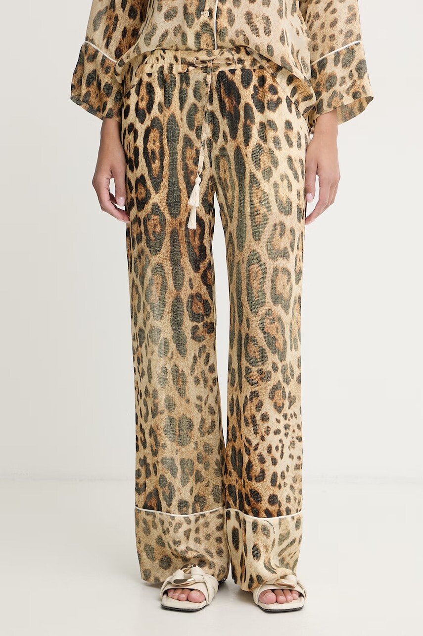 ERMANNO Firenze nohavice loungwear dámske s viskózou