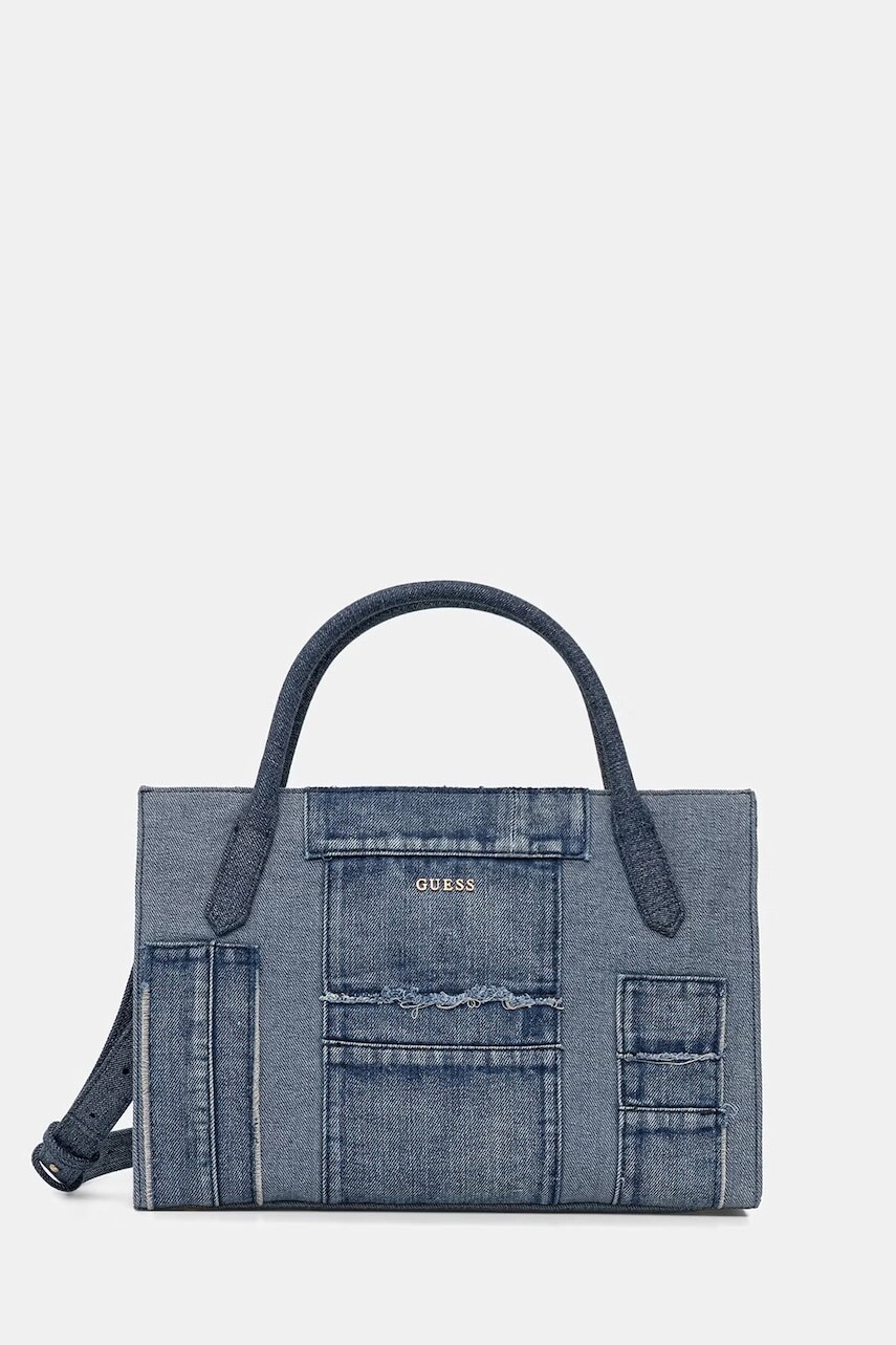 Guess kabelka typu shopper dámska rifľová JODI