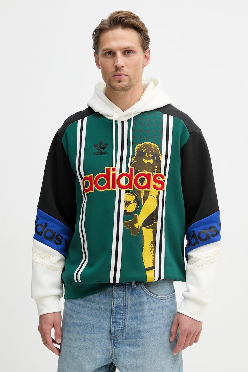 adidas Originals mikina s kapucňou pánska s bavlnou