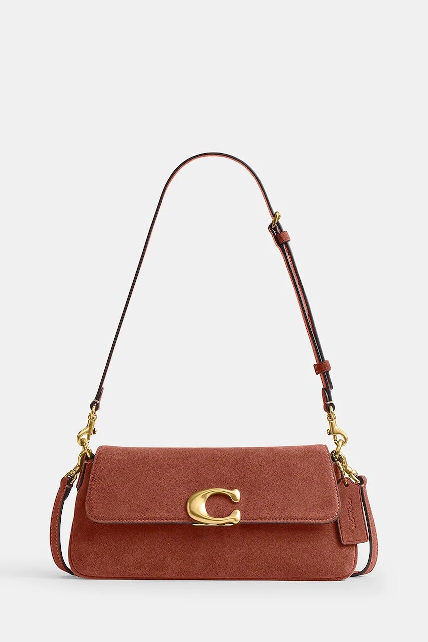Coach crossbody kabelka dámska semišová Suade Jet Shoulder Bag
