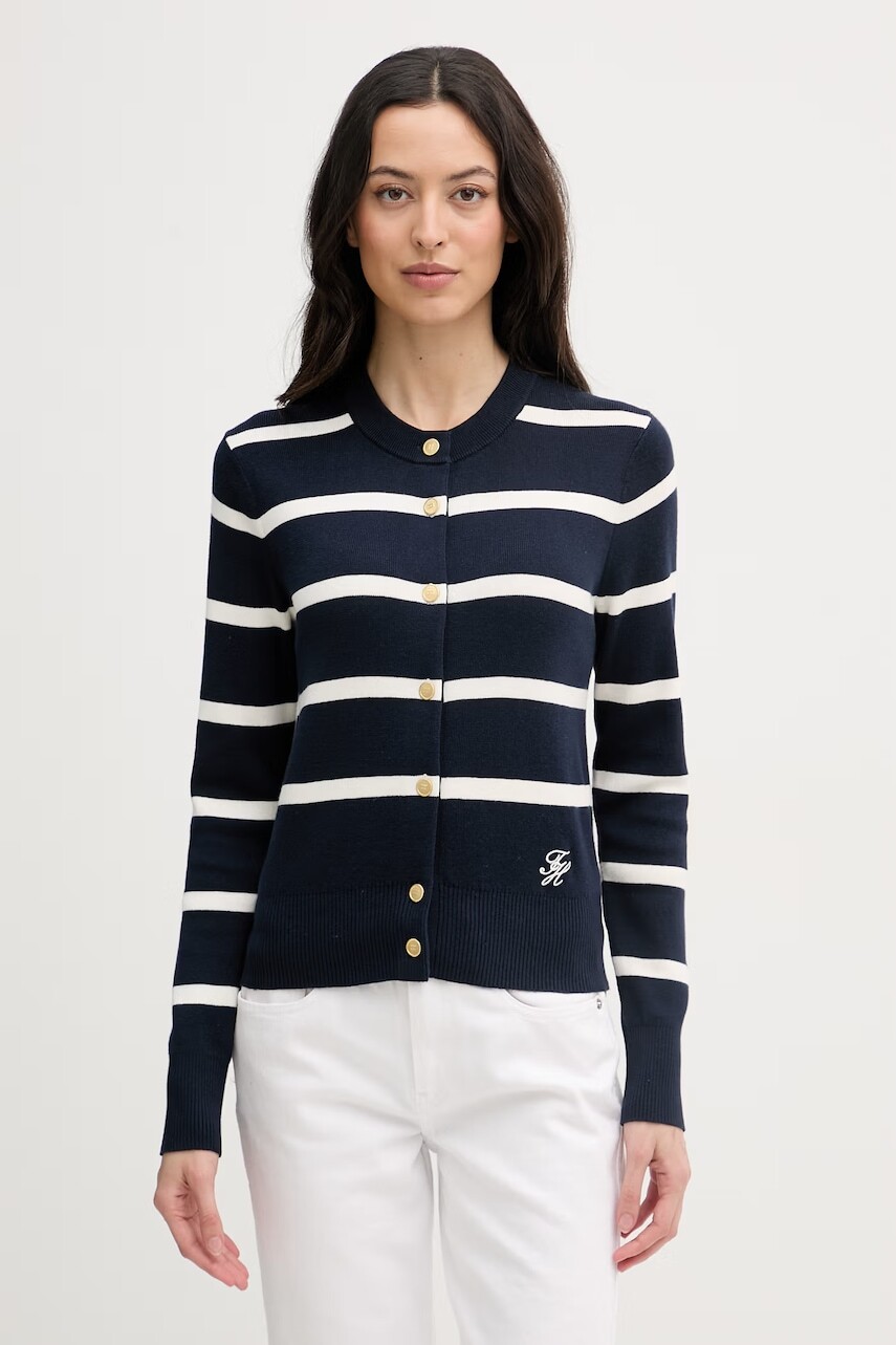 Tommy Hilfiger kardigán dámsky bavlnený