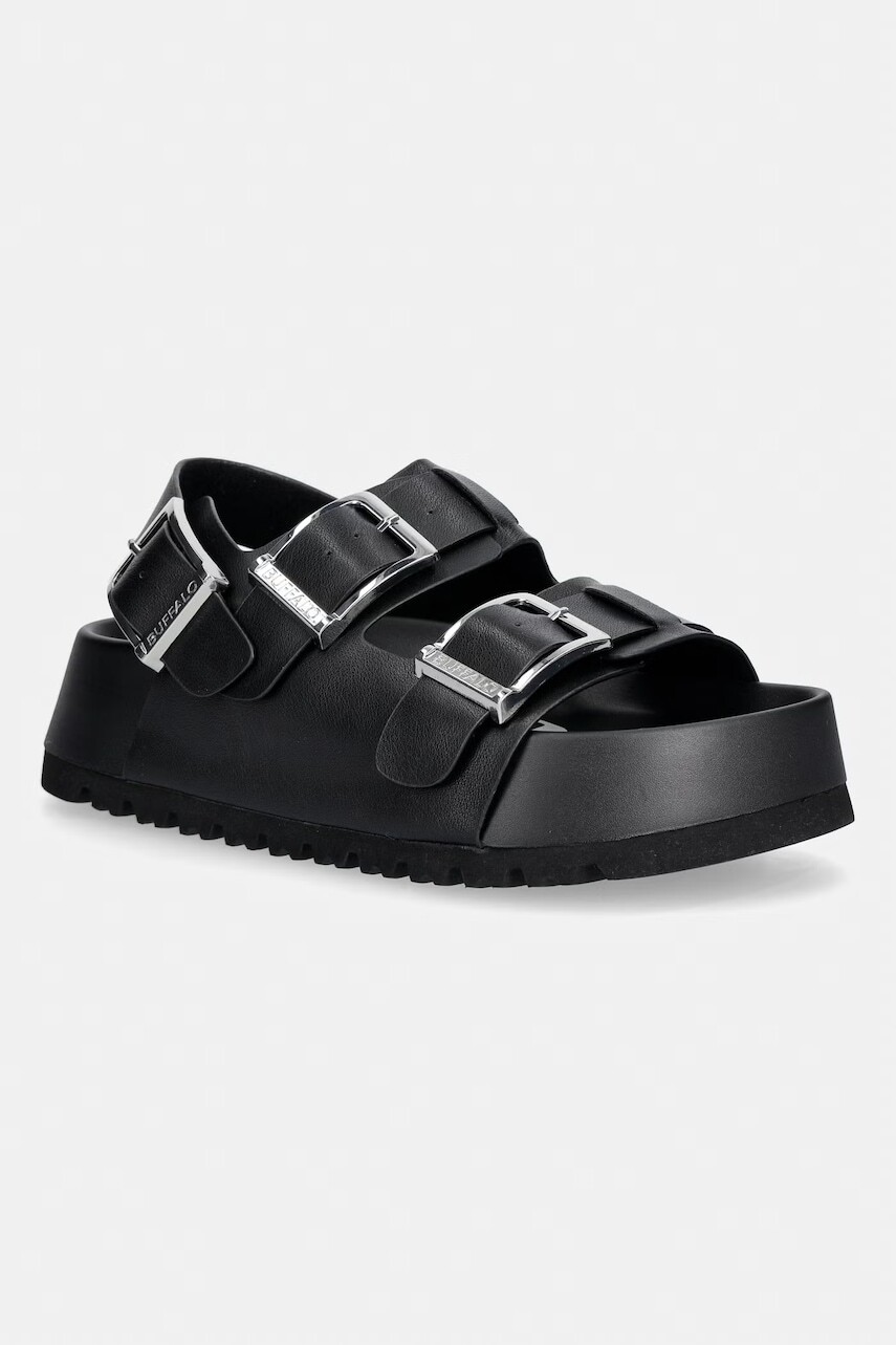 Buffalo sandále na platforme dámske Jane Athena Buckle