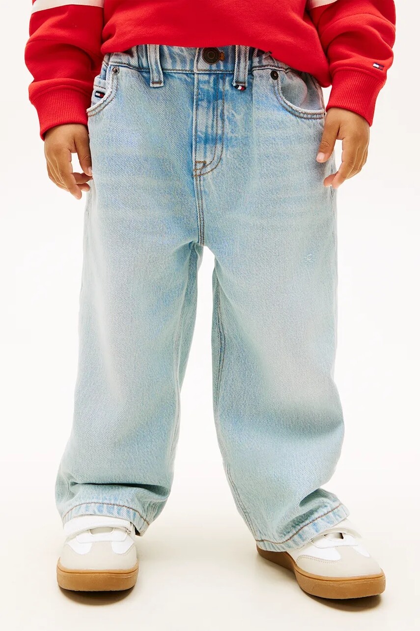 Tommy Hilfiger rifle wide leg detské LB WIDE