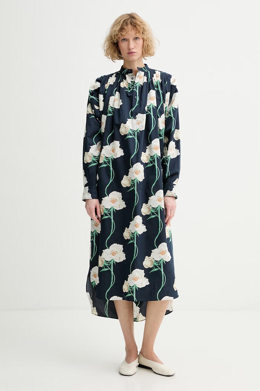 Kenzo oversize šaty s prímesou hodvábu