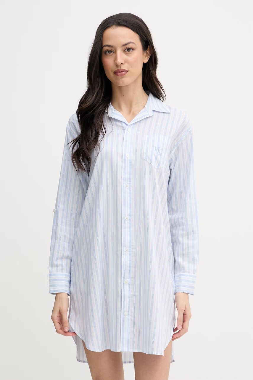 Lauren Ralph Lauren nočná košieľka dámska s bavlnou